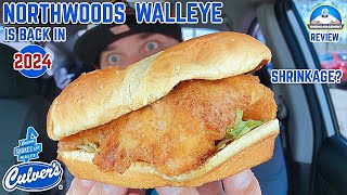 Culvers® Northwoods Walleye Fish Sandwich Review 🐟  Is It Shrinking  theendorsement [upl. by Aicilaanna889]