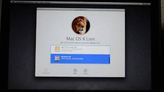 How to mount OS X Lion to a flash drivehard drive and Clean Install Mac OS X Lion [upl. by Poulter]