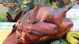 Texas Pecan Smoked Turkey with BourbonHoney Glaze  How to Smoke Turkey on the Pit Barrel Cooker [upl. by Kaya202]