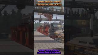 Creates most realistic railyard  Shepperton works shortvideo createmod minecraft shorts [upl. by Ashraf901]