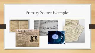 Primary Sources How to Find Them [upl. by Nelia]