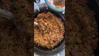 3 lbs rice jambalaya cooking deliciousfood food cajunfood louisiana [upl. by Sanders]