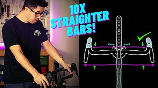 HOW TO Align Bicycle Handlebars Perfectly  The BEST Method [upl. by Konrad598]