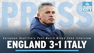 quotI WANT TO PLAY AS MUCH FOOTBALL AS POSSIBLEquot  Kalvin Phillips reflects on England 31 Italy [upl. by Riella]