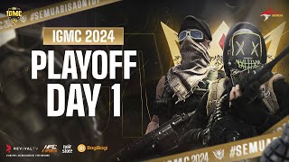 PLAYOFF DAY 1  IGMC 2024 [upl. by Annawal]