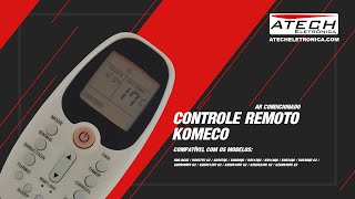 Controle Remoto Ar Condicionado Komeco G2KOS18FC G2 780432 [upl. by Georgette]