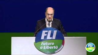 Agostino Carrino  Futuro e Libertà Milano 120211 [upl. by Atined]