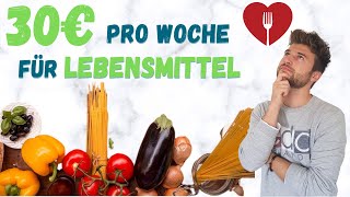 So leben wir als Paar von 30€ pro Woche  Frugalismus und Lebensmittel [upl. by Imailiv]