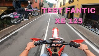 🏫 TIPICA GIORNATA IN MOTO IN VALLECAMONICA  TEST FANTIC XE 125 🔥  wheelie amp pure sound [upl. by Erdne]