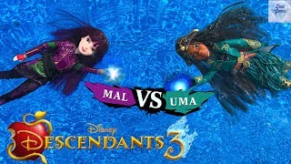 DESCENDANTS 3 UNDERWATER Battle Mal VS Uma Trailer 2 2018 Under The Sea Doll Movie [upl. by Naraa]