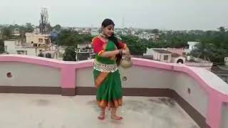 Bosonto Bohilo Sokhi Shilpi Mitra  Folk Dance Cover Jhumur Song 2020 Singer Pranay Majumder [upl. by Bathulda545]