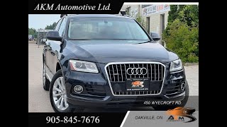 2014 Audi Q5 Progressiv dark blue on black AKM AUTOMOTIVE [upl. by Player]