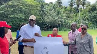 Pm Skerrit meets with Calibishie Residents refuses question from media [upl. by Siuqaj]