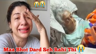 Sambhavna Seth Ka RoRokar Bura Haal 😭 Maa Bhot Dard Me Thi 😭 Sambhavna Seth Entertainment [upl. by Yblok]