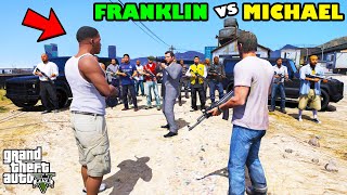 Franklin Trying To Survive Michaels Biggest Attack In GTA 5  SHINCHAN and CHOP [upl. by Nnylimaj]