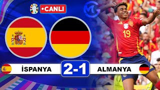 İspanya 21 Almanya  Euro 2024 Çeyrek Final Canlı Yayın [upl. by Ettessil]