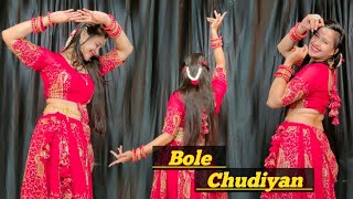 Bole Chudiyan Dance Video  K3G  Wedding Dance Video  Bollywood songs Dance Videos Babita shera27 [upl. by Aniez]