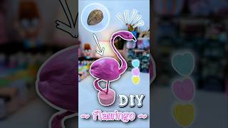 DIY Homemade Flamingo Bird 🦩 Decor😱 WOW Waste coconut 🥥 Reuse idea 💡shorts diy youtubeshorts [upl. by Mcferren975]