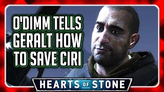 Witcher 3 🌟 Gaunter ODimm Tells Geralt How To Save Ciri amp Get the Best Ending 🌟 HEARTS OF STONE [upl. by Ferdie]