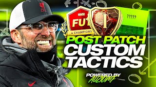 POST PATCH CUSTOM TACTICS amp FORMATIONS 🔥 FIFA 22 Ultimate Team [upl. by Hibbert62]