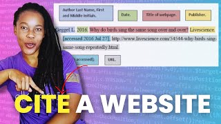 How to Cite a Website Harvard Referencing Style [upl. by Oicnaneb]