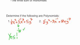 Intro to Monomials and Polynomials [upl. by Sosthenna]