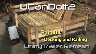 Utility Trailer 04  Decking and Side Railing [upl. by Garwood]