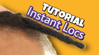 INSTANT LOCS TUTORIAL  CROCHET YOUR HAIR IN 10 MINUTES  2020 LOC JOURNEY [upl. by Eirrem]