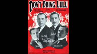 Jan Garber Orchestra  Dont Bring Lulu 1925 [upl. by Denver291]