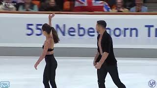 Lilah Fear and Lewis Gibson  Nebelhorn Trophy 2023 RD [upl. by Suzy]