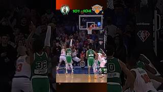 Boston Celtics vs New York Knicks🔥WILD ENDING 🔥 short nba jaysontatum lebronjames [upl. by Broucek925]