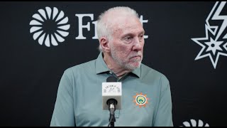 202324 San Antonio Spurs Season  Gregg Popovich PostGame Interview 1242024 [upl. by Hsemin]