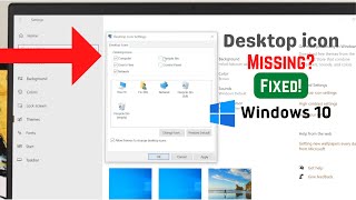 Desktop Icons Not Showing In Windows 10  Missing Icons Fixed [upl. by Walther]