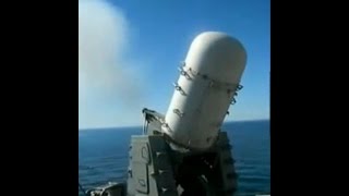 20mm Phalanx CIWS Shooting Down a Missile Improved Version Sparks Fly [upl. by Ardnola]