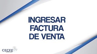 INGRESAR FACTURAS DE VENTAS fácil Sistema Contable MicroPlus [upl. by Eceirtal]