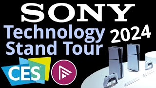 Sony Stand Tour At CES 2024 [upl. by Lebezej540]