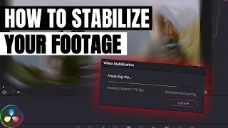 DaVinci Resolve 186  How to stabilize your footage [upl. by Nahtal792]