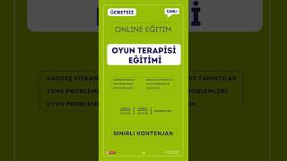 ÜCRETSİZ OYUN TERAPİSİ EĞİTİMİ [upl. by Zanahs]