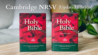 Unboxing the AllNew NRSVue Bibles from Cambridge with and without Apocrypha [upl. by Fabiano]