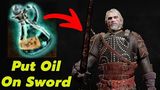 How do I activate oil in Witcher 3 [upl. by Skilken]