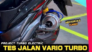 SELESAI PASANG TURBO DI MOTOR VARIO  TURBO ELECTRIC v2 [upl. by Ahsam559]