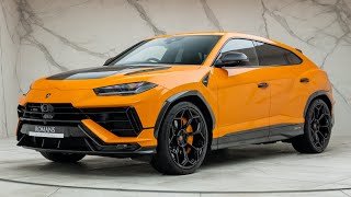 2023 Lamborghini Urus Performante  Arancio Borealis  Walkaround  Engine amp Exhaust Sound [upl. by Kciremed714]