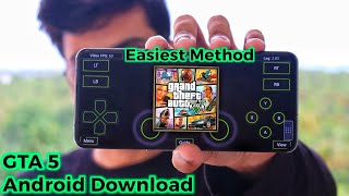 How To Play Real Gta 5 On Android  GTA 5 Mobile Me Kaise Khele  Easy Method [upl. by Spillihp]