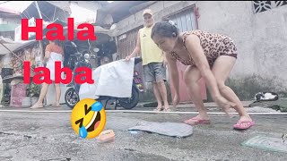 Lets make laba the basahan  🤣elmaofficialvlogs3312 [upl. by Ojyram]