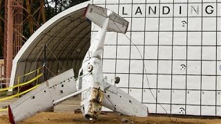 NASA Crashes Plane to Test Emergency Locator [upl. by Seften606]