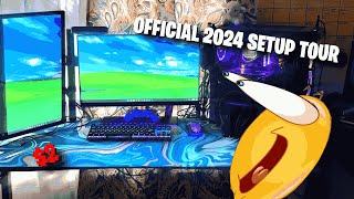 My OFFICIAL 2024 SETUP tour ft Hand reveal [upl. by Adnalor]