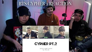 BTS CYPHER PT 2 REACTION [upl. by Elleinahc]