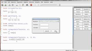 Maxima CAS 2 More builtin functions [upl. by Mattland]