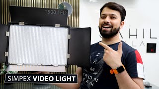 Simpex 1500 LED Light For Photography amp Videography [upl. by Toomin]