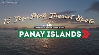 15 TopPick Tourist Spots in Panay Islands [upl. by Esoryram]